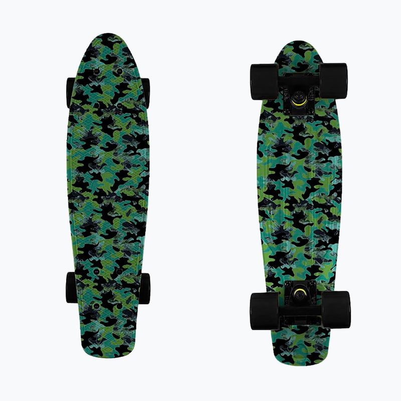 Fish Skateboards Print Camo grün FS-FB-CAM-BLA-BLA Skateboard 8