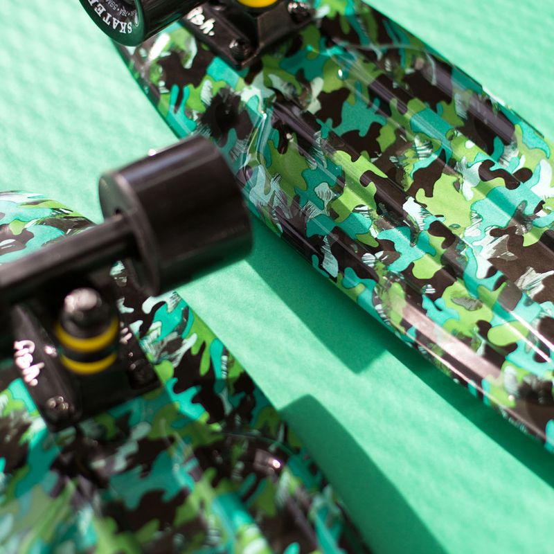 Fish Skateboards Print Camo grün FS-FB-CAM-BLA-BLA Skateboard 11