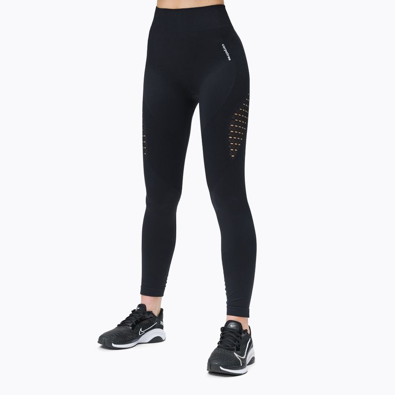 Carpatree Phase Nahtlose Damen Leggings schwarz CP-PSL-B