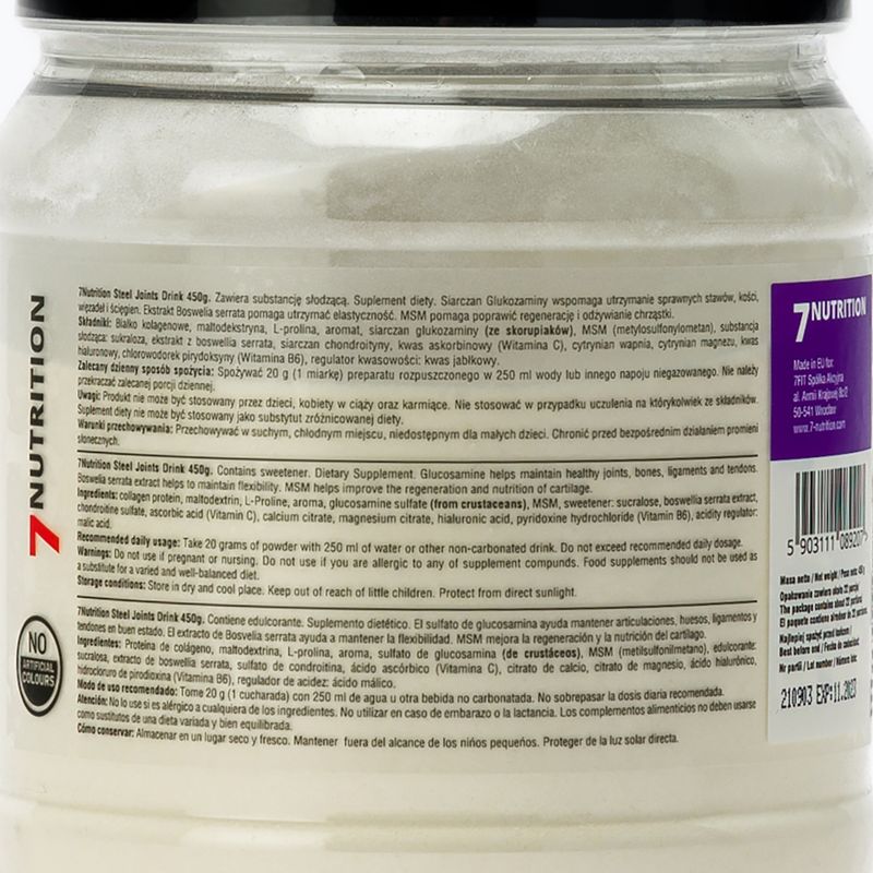 Steel Joints Drink 7Nutrition Gelenkregeneration 450g orange 7Nu000027 2