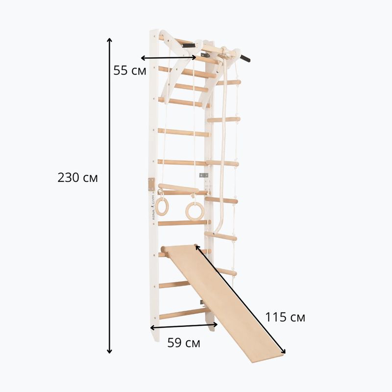 RINAGYM SPR A+SLIDE Gymnastikleiter 6