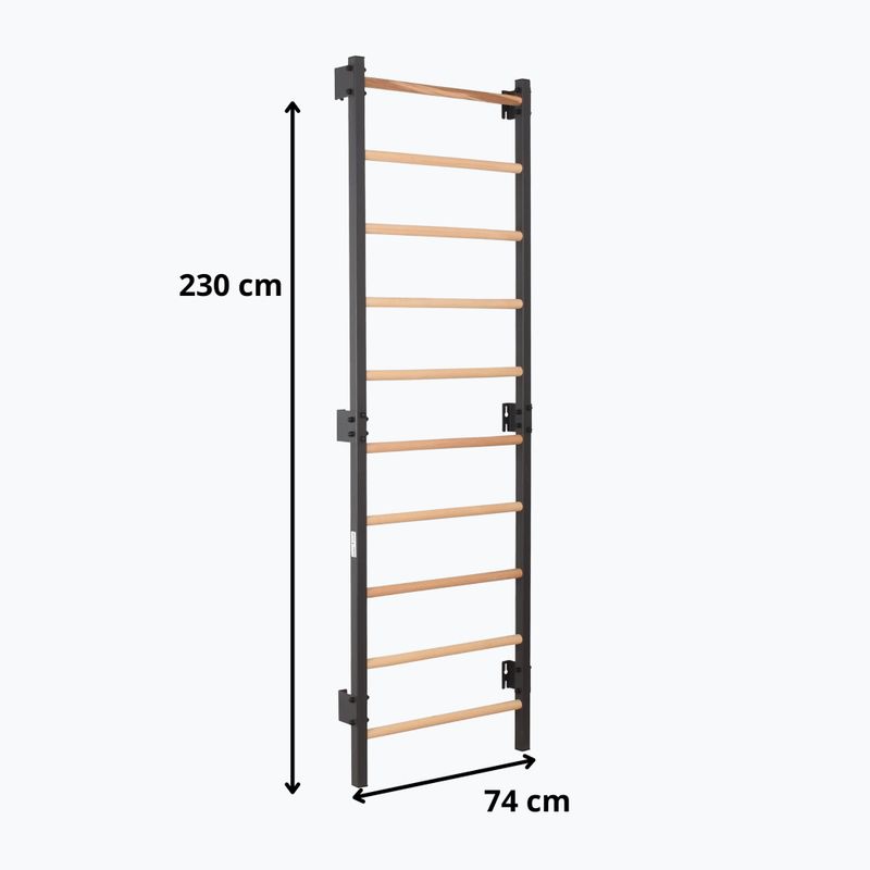 Turnleiter RINAGYM Steel 1 graphit 9