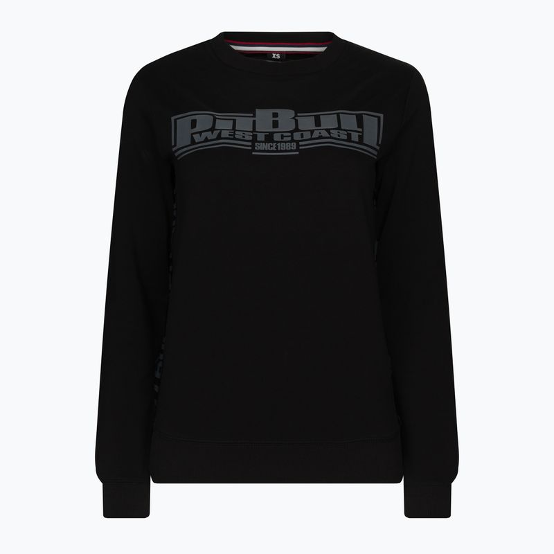 Damen-Sweatshirt Pitbull West Coast Crewneck F.Terry „Boxing" black