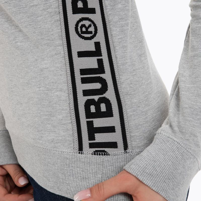 Damen-Sweatshirt Pitbull West Coast Crewneck F.Terry „Small Logo” grey/melange 5