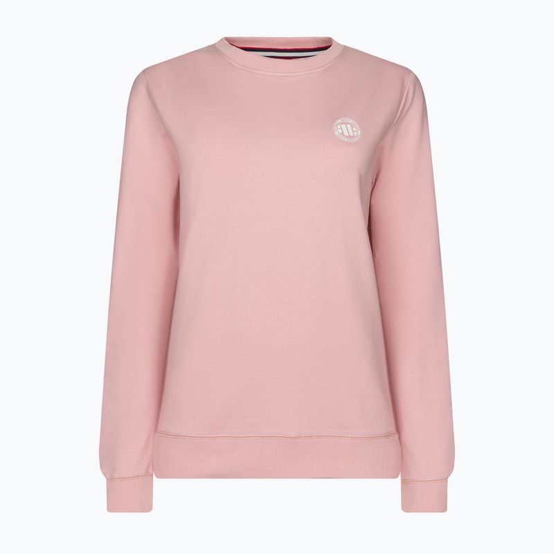 Damen-Sweatshirt Pitbull West Coast Crewneck F.Terry „Small Logo” powder pink