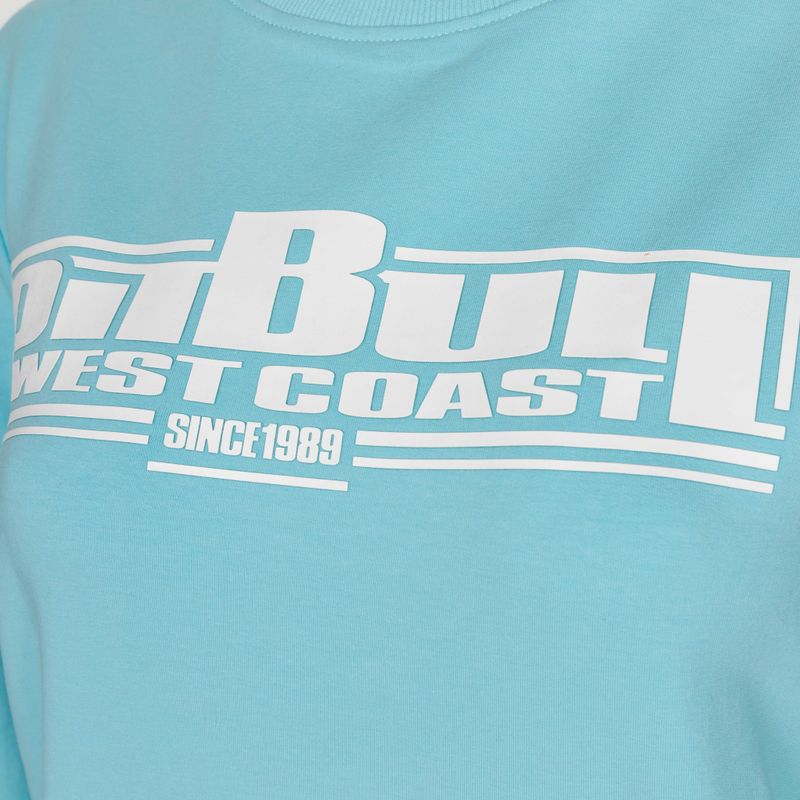 Damen-Sweatshirt Pitbull West Coast Crewneck F.Terry „Boxing" turquise 3
