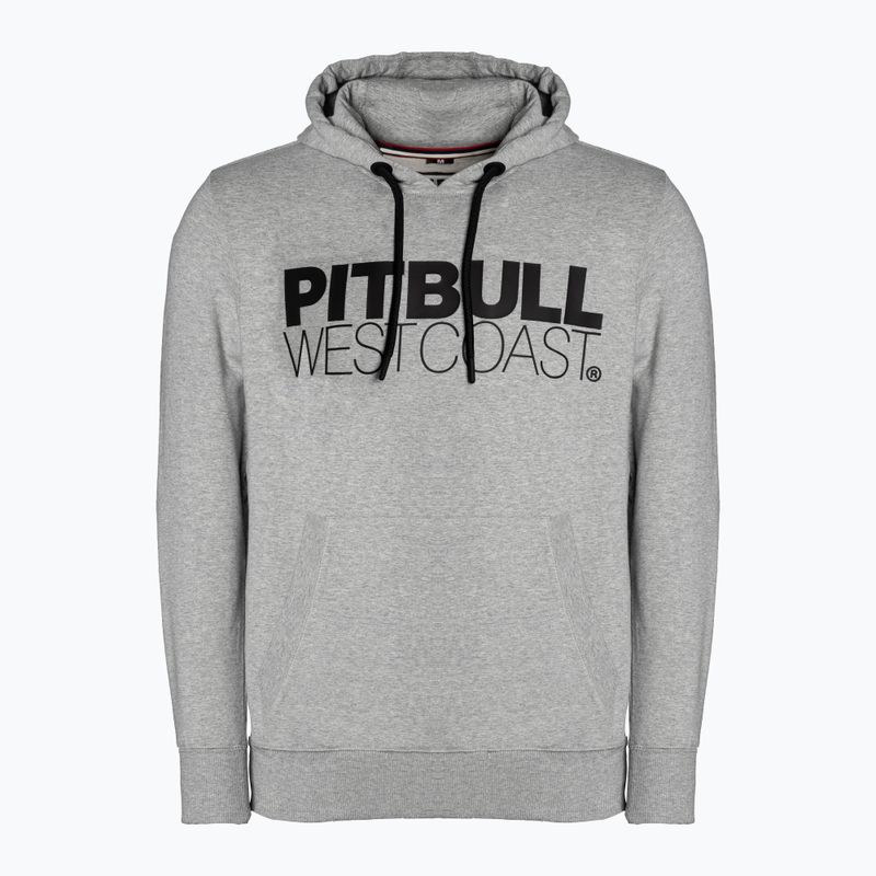 Sweatshirt für Männer Pitbull West Coast Hooded French Terry TNT grey/melange