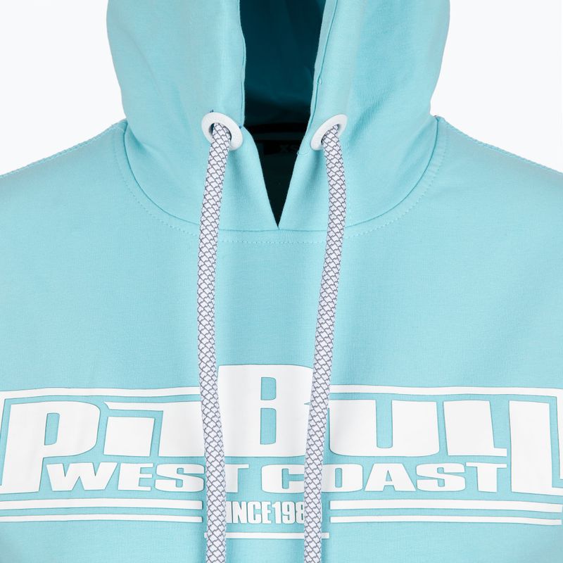 Damen-Sweatshirt Pitbull West Coast Hooded F.Terry „Boxing” turquise 3