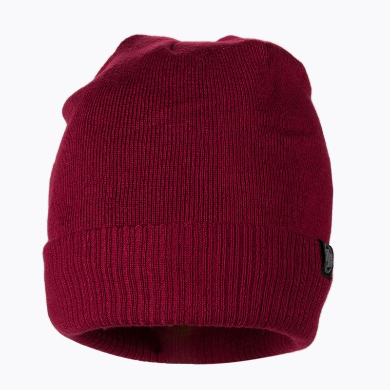 Wintermütze für Männer Pitbull West Coast Beanie Small Logo burgundy
