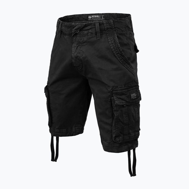 Herren Pitbull Cargo Carver Shorts schwarz