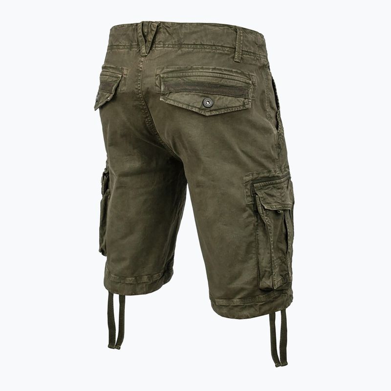 Herren Pitbull Cargo Carver olive Shorts 2