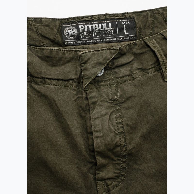 Herren Pitbull Cargo Carver olive Shorts 3