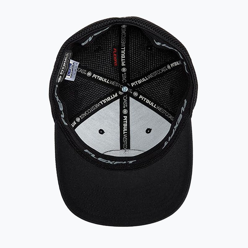Herren Pitbull West Coast Mesh Full Cap Kalifornien Hund schwarz 4