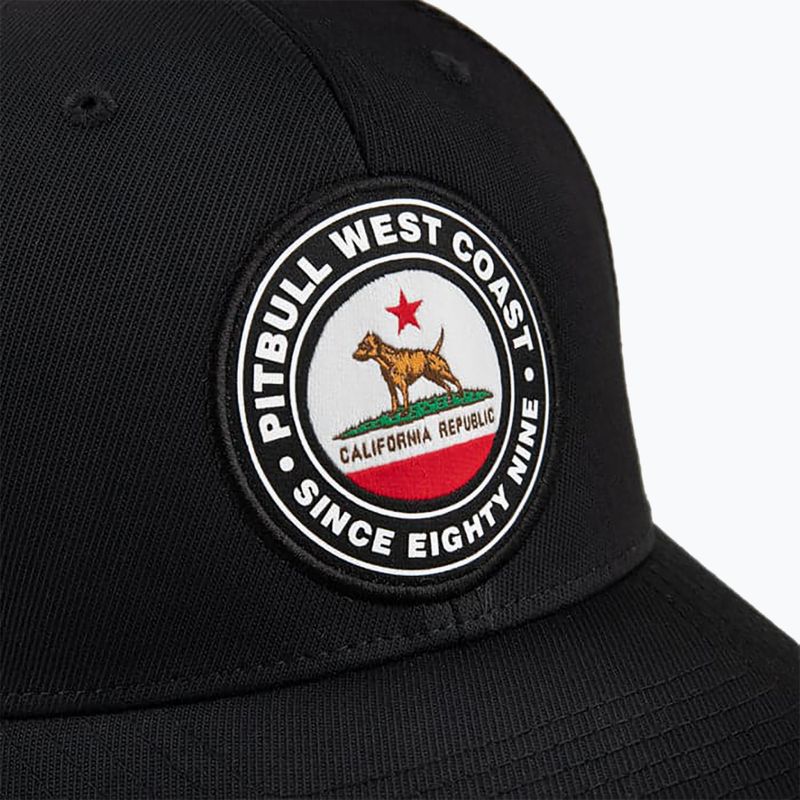 Herren Pitbull West Coast Mesh Full Cap Kalifornien Hund schwarz 5
