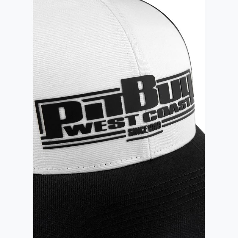 Pitbull Classic Boxing Wintermütze weiß/schwarz 4