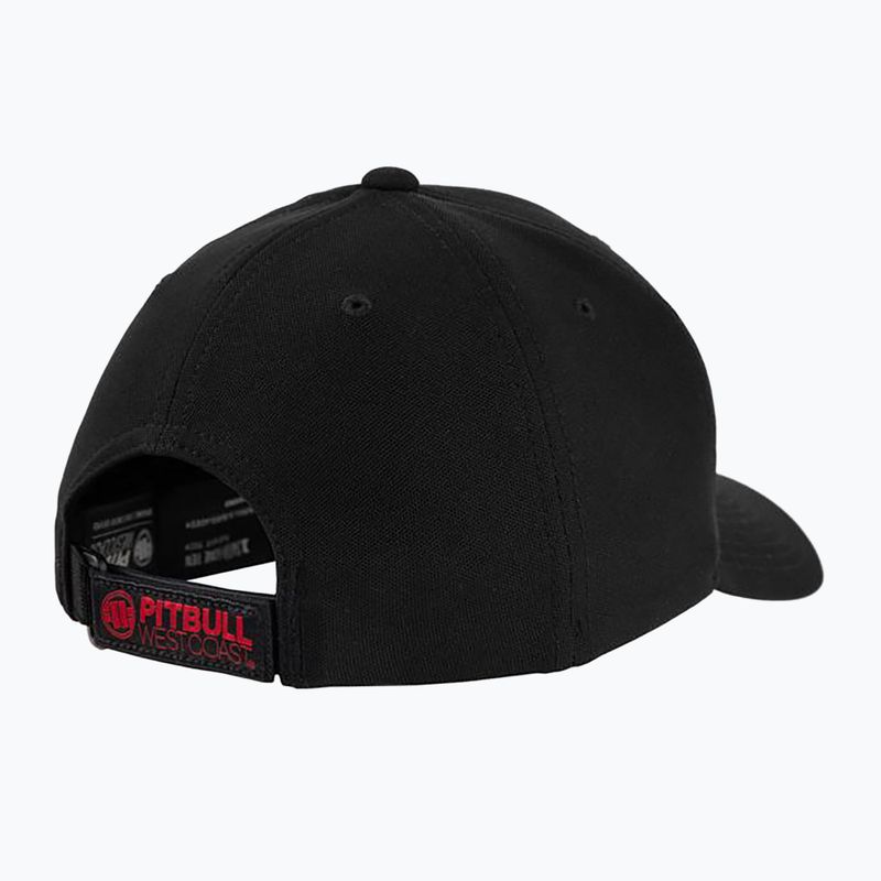 Pitbull West Coast Herren Snapback Seascape schwarz/rot Druck Kappe 2