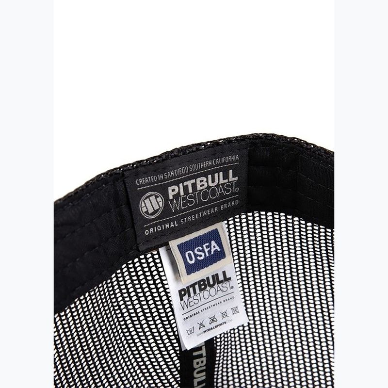 Pitbull Mesh Snapback Dogs Kappe schwarz 6