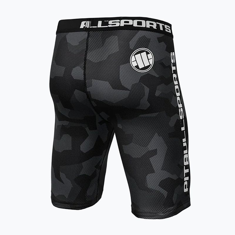 Kompressionsshorts für Männer Pitbull West Coast Shorts Dillard grey camo 2