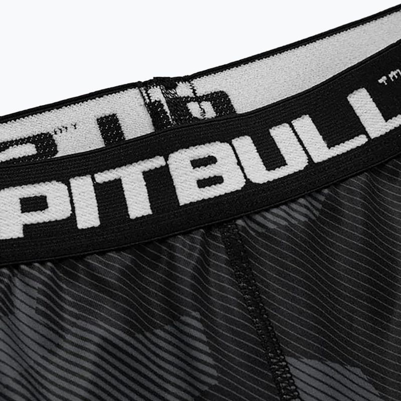 Kompressionsshorts für Männer Pitbull West Coast Shorts Dillard grey camo 3