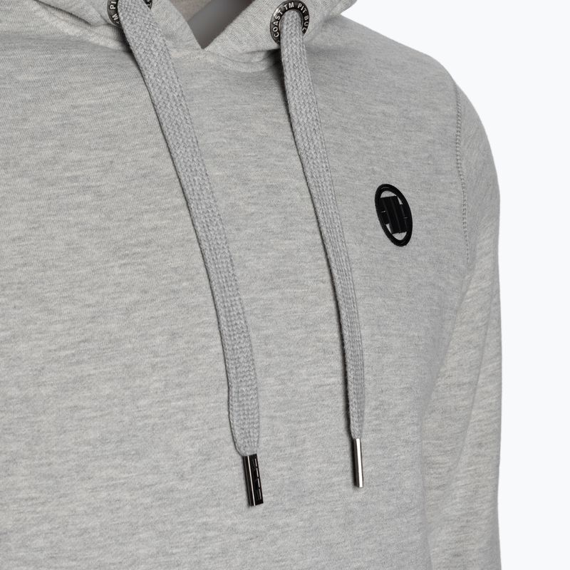 Sweatshirt für Männer Pitbull West Coast Hooded Small Logo 21 grey/melange