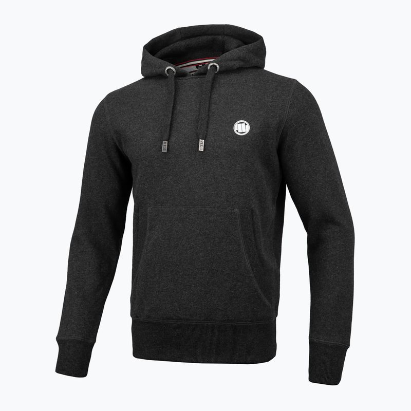 Sweatshirt für Männer Pitbull West Coast Hooded Small Logo 21 charcoal melange