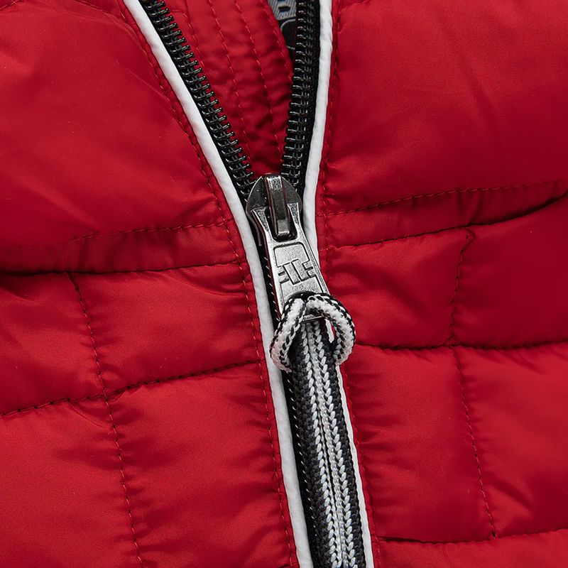 Herren Pitbull West Coast Gepolsterte Kapuzen Seacoast Winterjacke rot 5