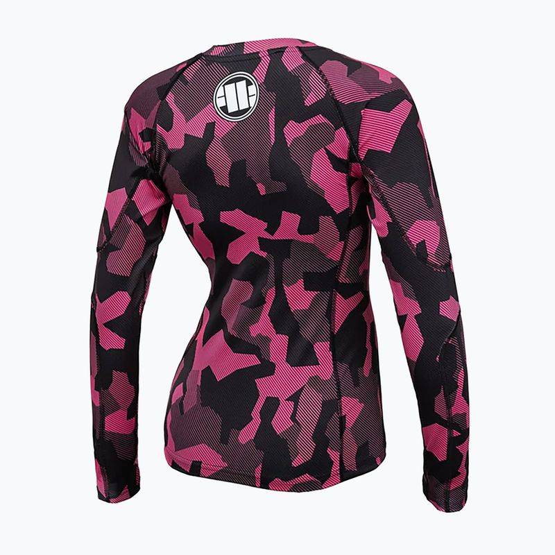 Damen Rashguard Longsleeve Pitbull West Coast L-S Rash Dillard pink camo 2