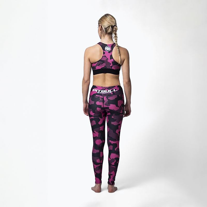 Leggings für Frauen Pitbull West Coast Compr Pants Dillard pink camo 6
