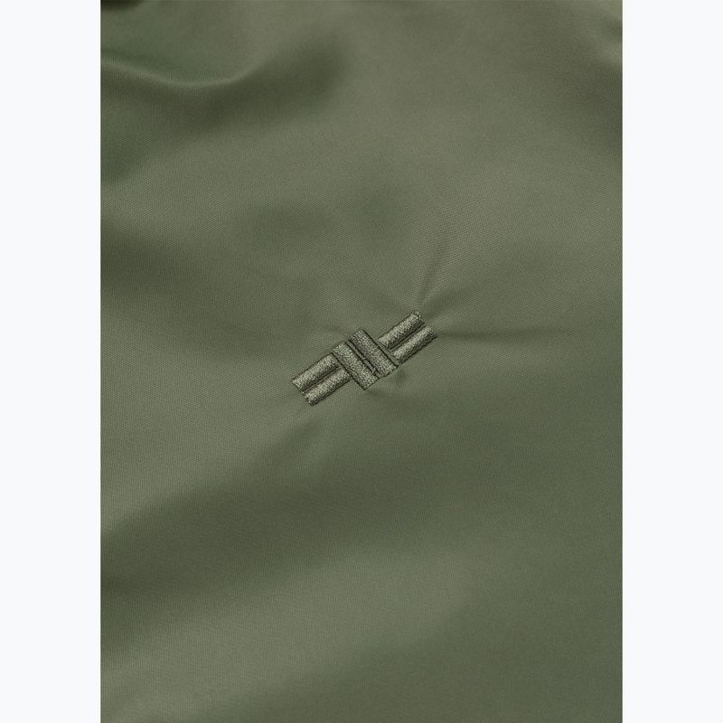 Herrenjacke Pitbull Sherpa Hooded Bomber olive 8