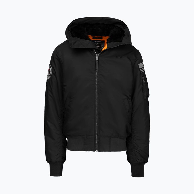 Herrenjacke Pitbull Sherpa Hooded Bomber black 7