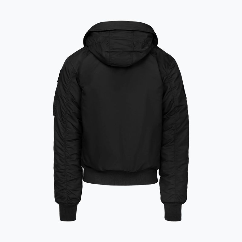 Herrenjacke Pitbull Sherpa Hooded Bomber black 8