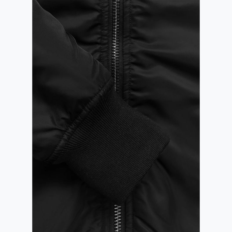 Herrenjacke Pitbull Sherpa Hooded Bomber black 13