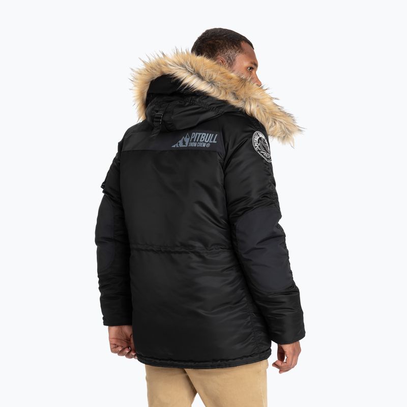 Winterjacke für Männer Pitbull West Coast Alder Fur Parka black 3