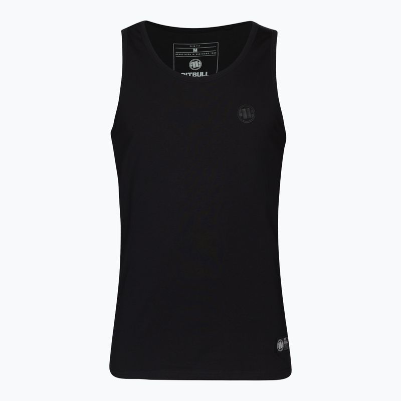 Herren-Tank-Top Pitbull West Coast Tank Top Slim Fit Lycra Small Logo black