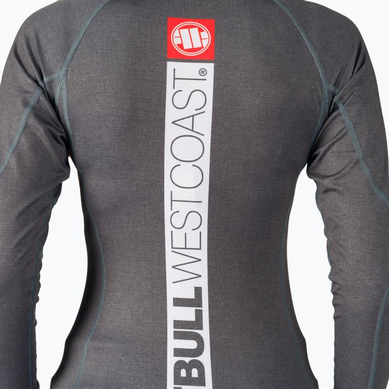 Damen Rashguard Longsleeve Pitbull West Coast Rash L-S Hilltop grey/melange 5