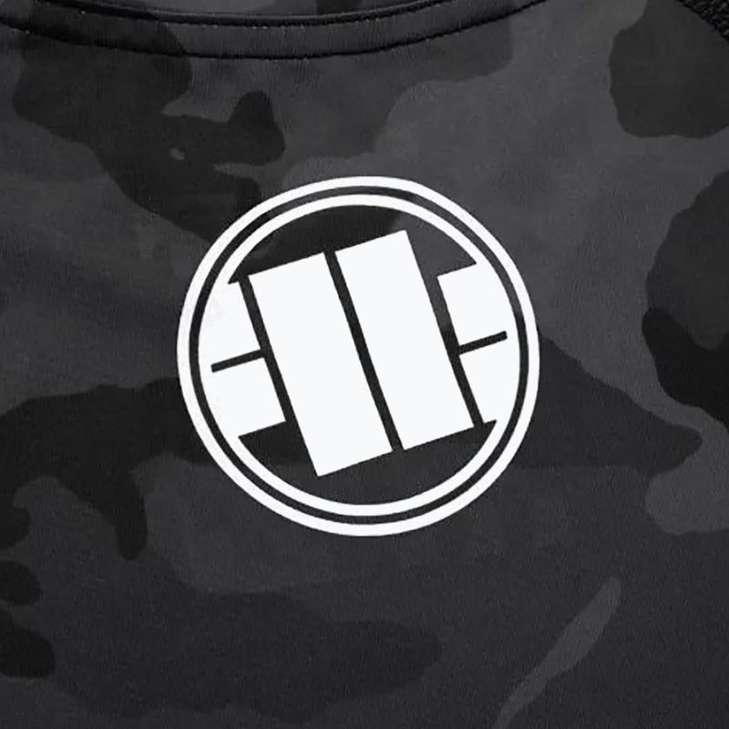 Damen-Rashguard Pitbull West Coast Rash T-S All black camo 5
