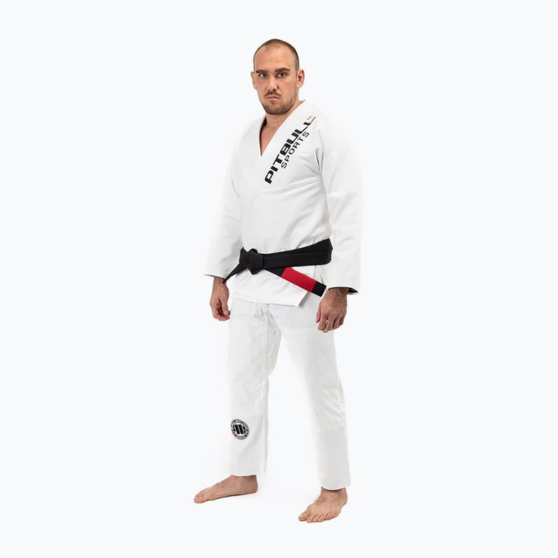 GI für brasilianisches Jiu-Jitsu für Männer Pitbull West Coast Gi BJJ PB 2017 450 white