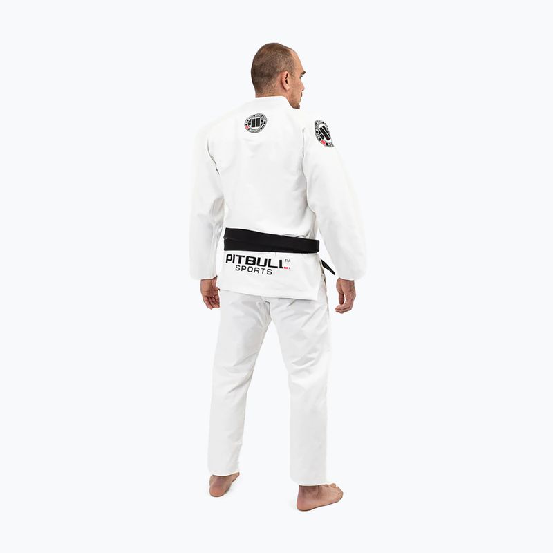 GI für brasilianisches Jiu-Jitsu für Männer Pitbull West Coast Gi BJJ PB 2017 450 white 2