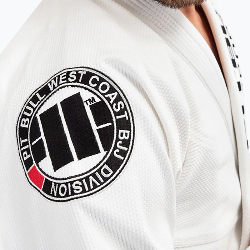 GI für brasilianisches Jiu-Jitsu für Männer Pitbull West Coast Gi BJJ PB 2017 450 white 3