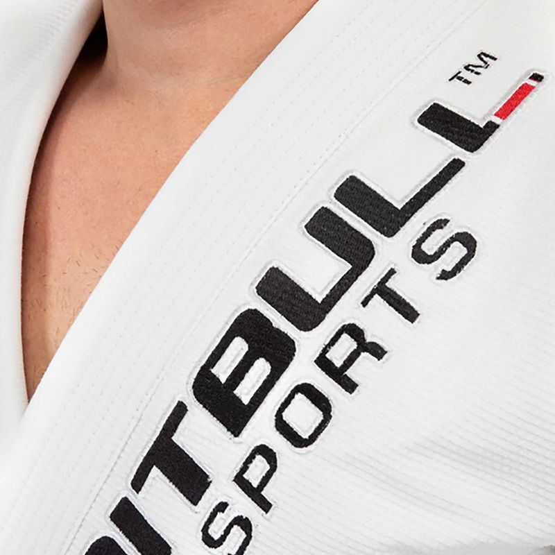 GI für brasilianisches Jiu-Jitsu für Männer Pitbull West Coast Gi BJJ PB 2017 450 white 4