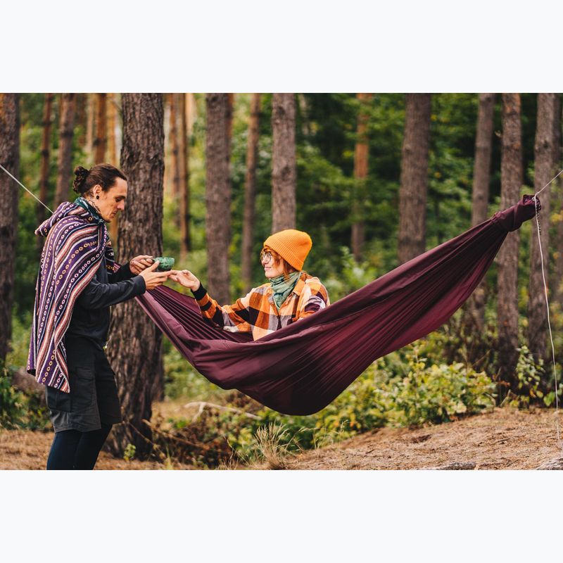 Trekking Outdoor Hängematte Lesovik Duch burgundy ron 6