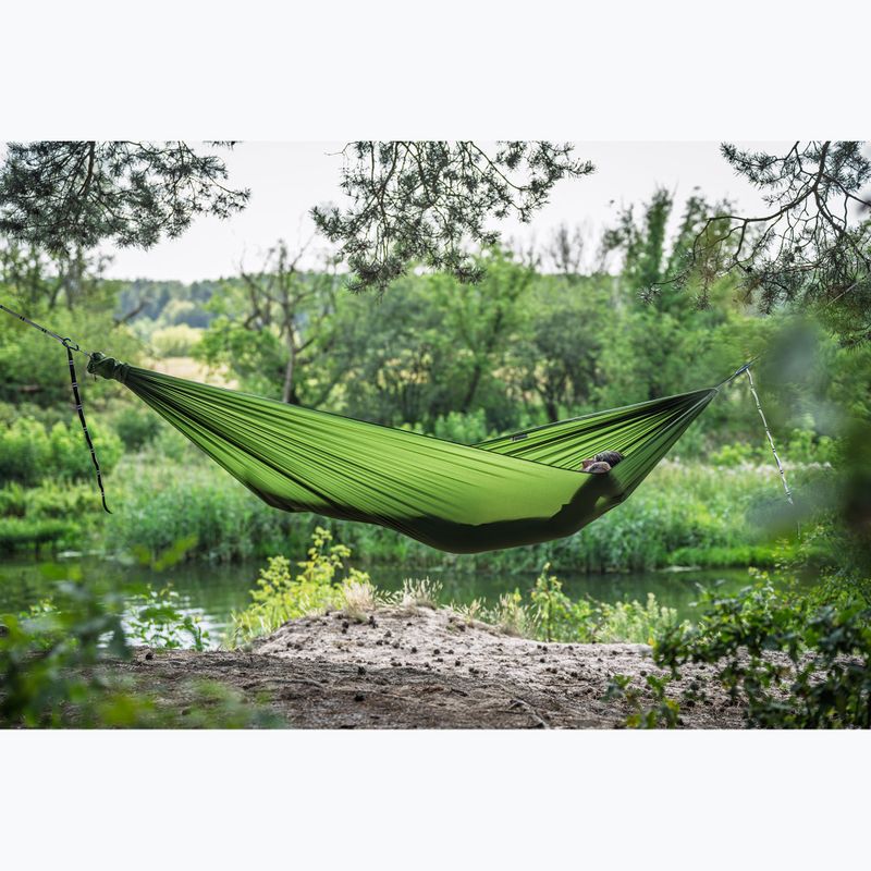 Reisehängematte Lesovik Bright treetop green 2
