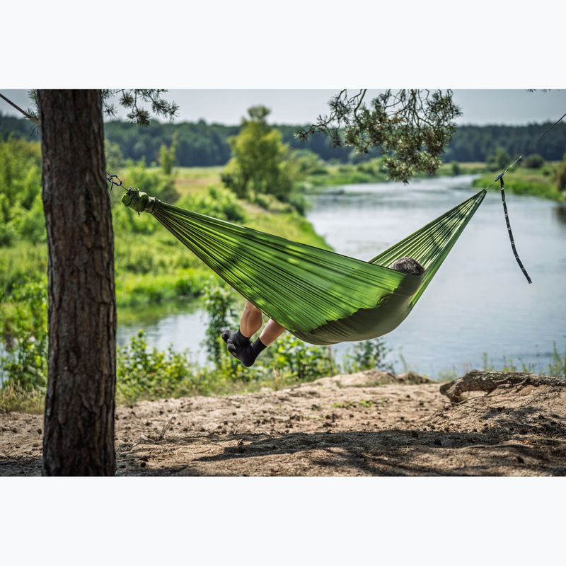 Reisehängematte Lesovik Bright treetop green 5