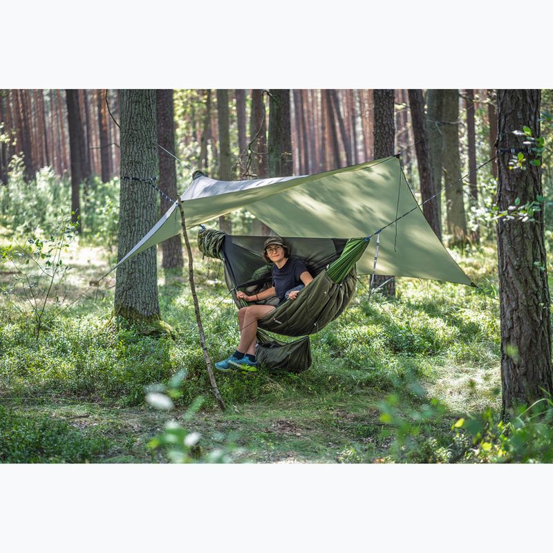 Reisehängematte Lesovik Draka 2026 treetop green 5