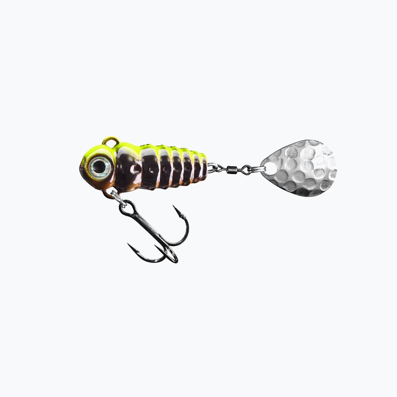 SpinMad Crazy Bug Tail Spinnköder schwarz und gelb 2402