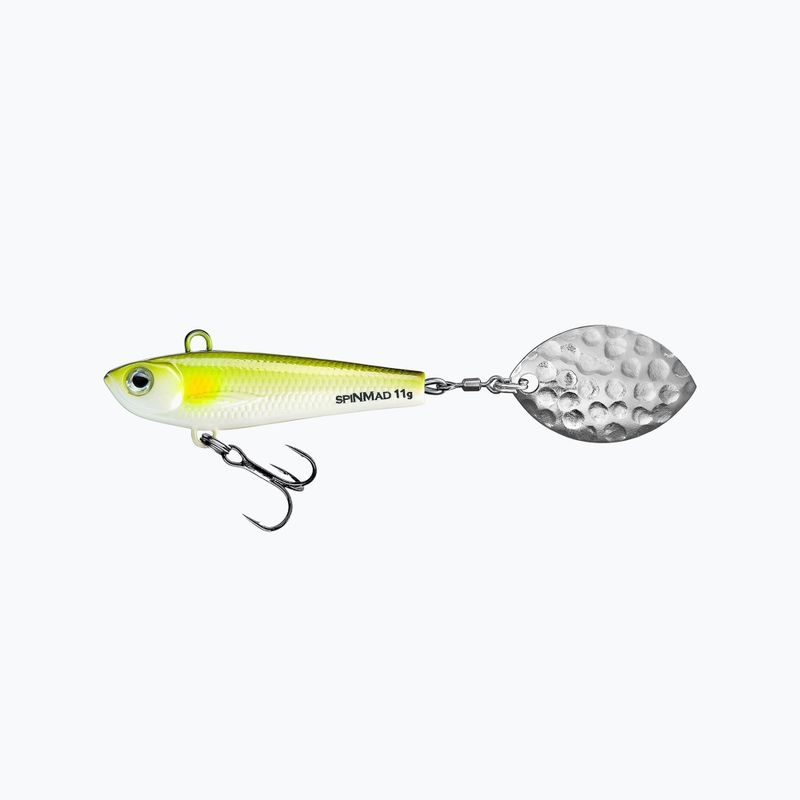 SpinMad Pro Spinner Tail Köder gelb und weiß 2904