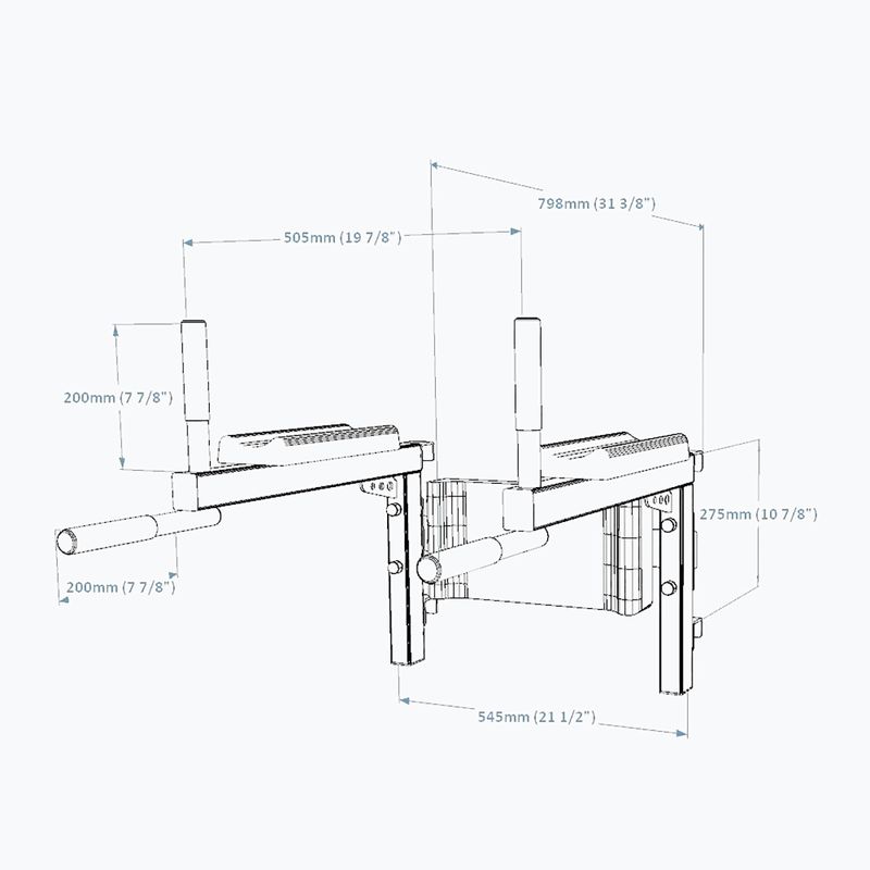 BenchK Übungsgeländer schwarz BK-310B/710B 7