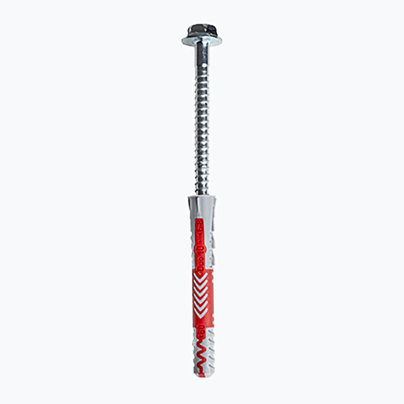 Fischer 10×80 Dübel mit Schrauben 8 Stück für BenchK-Leitern silber BK-KM8 2