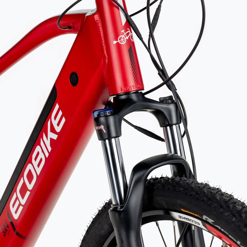 Ecobike SX4/X-CR LG Elektrofahrrad 13Ah rot 1010402 8