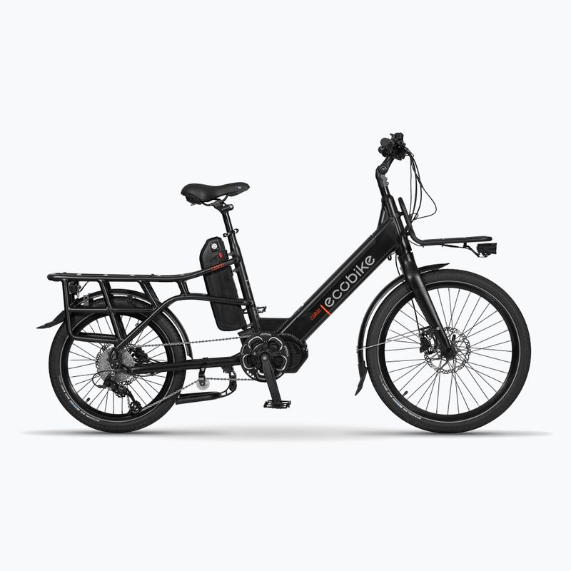 EcoBike Cargo/16Ah Trapeze Cargo+X300 10.4 AH Greenway Elektrofahrrad schwarz 1010503